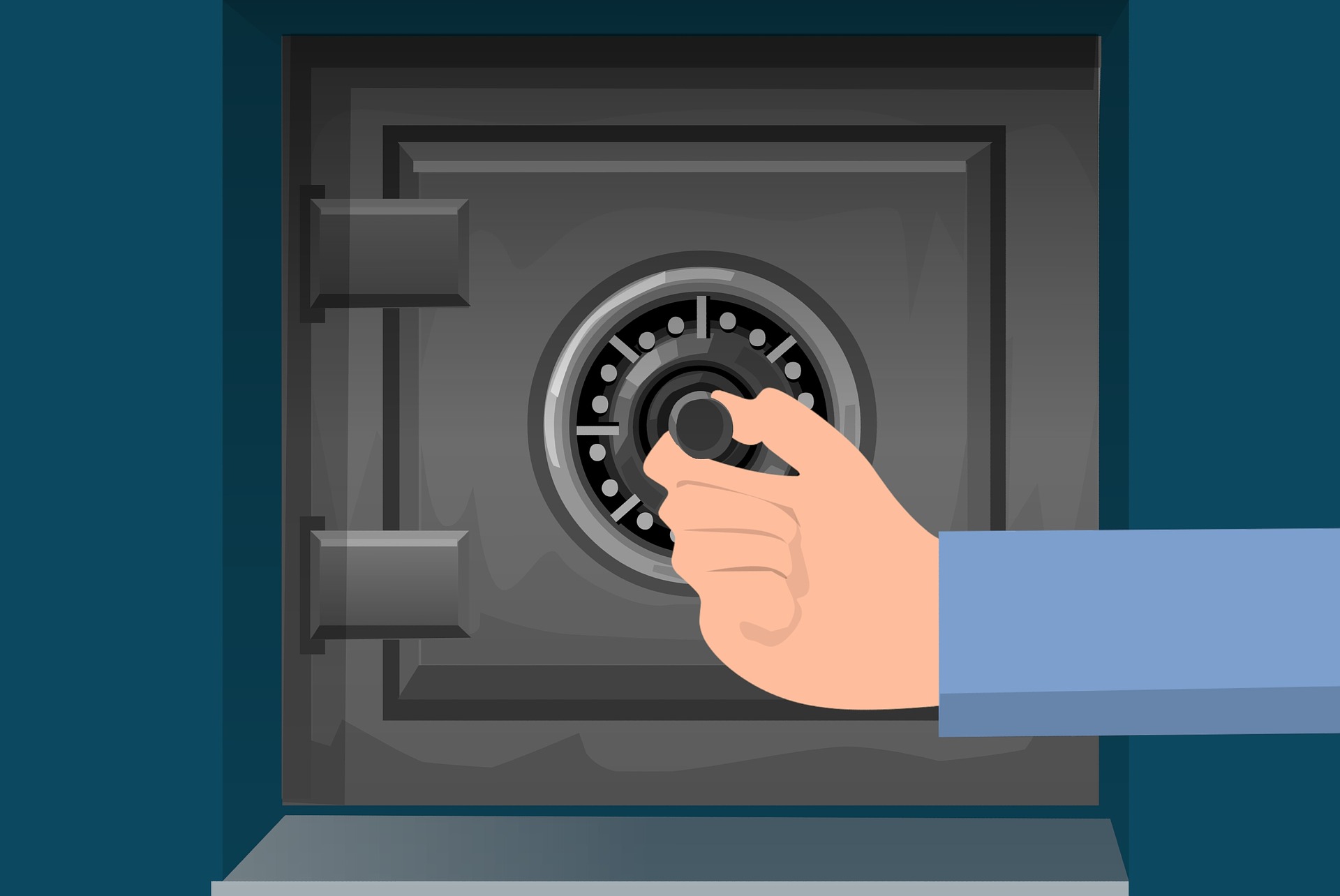 A code being cracked